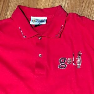 New Christine Alexander Polo Golf Shirt XXL